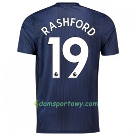 Koszulka Manchester United Rashford 19 2018-2019 Trzeci Koszulki Piłkarskie Krótki Rękaw